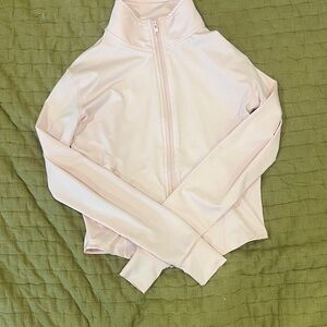 Amazon Essentials Women's Light Pink Bomber Jacket